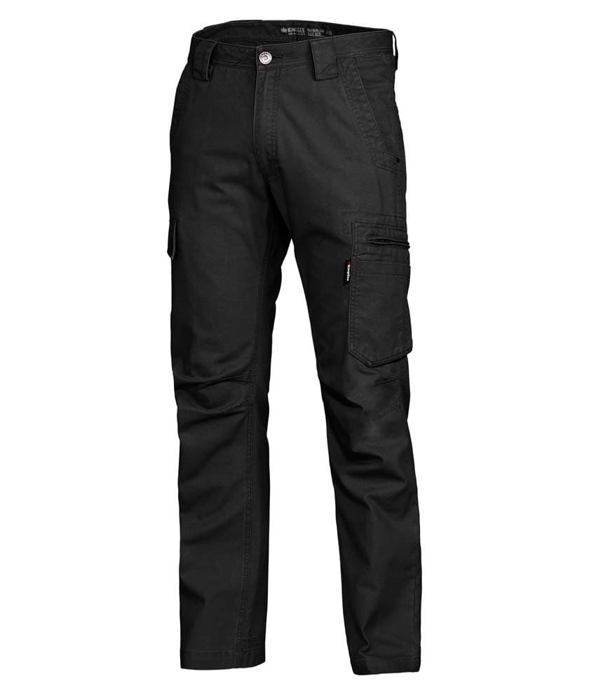 KingGee Mens Canvas Tradie Pants (Black)