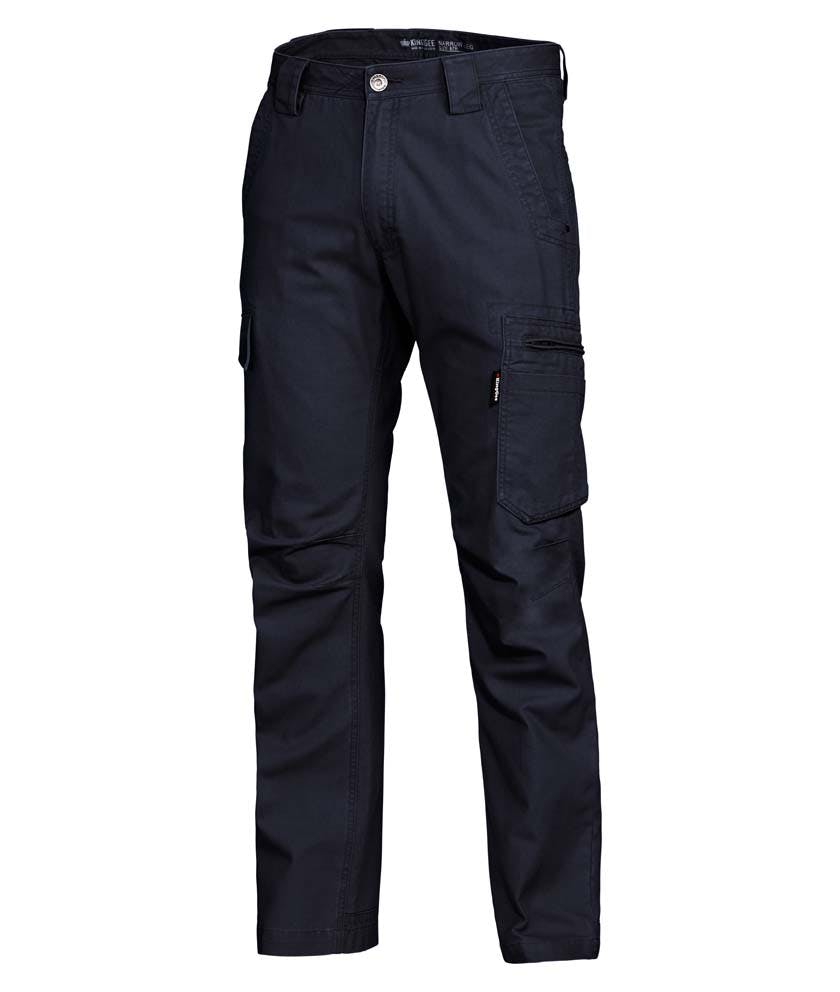 KingGee Mens Canvas Tradie Pants (Oiled Navy)_0