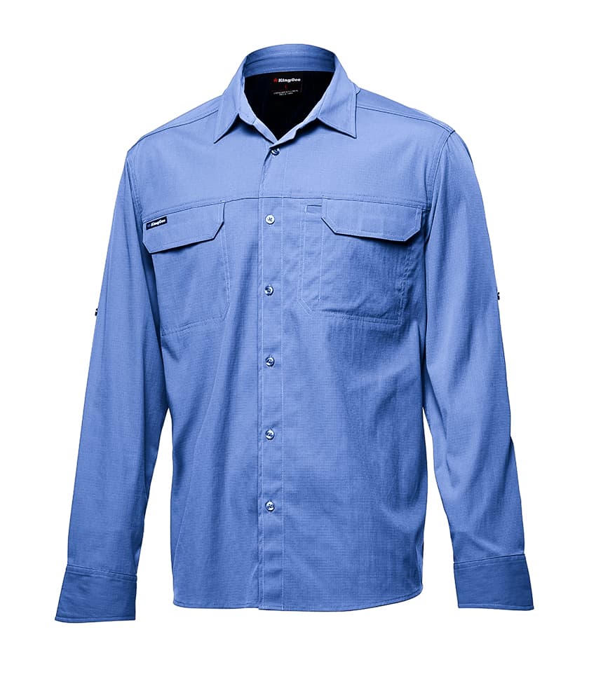KingGee Drycool Shirt L/S (Alaskan Blue)