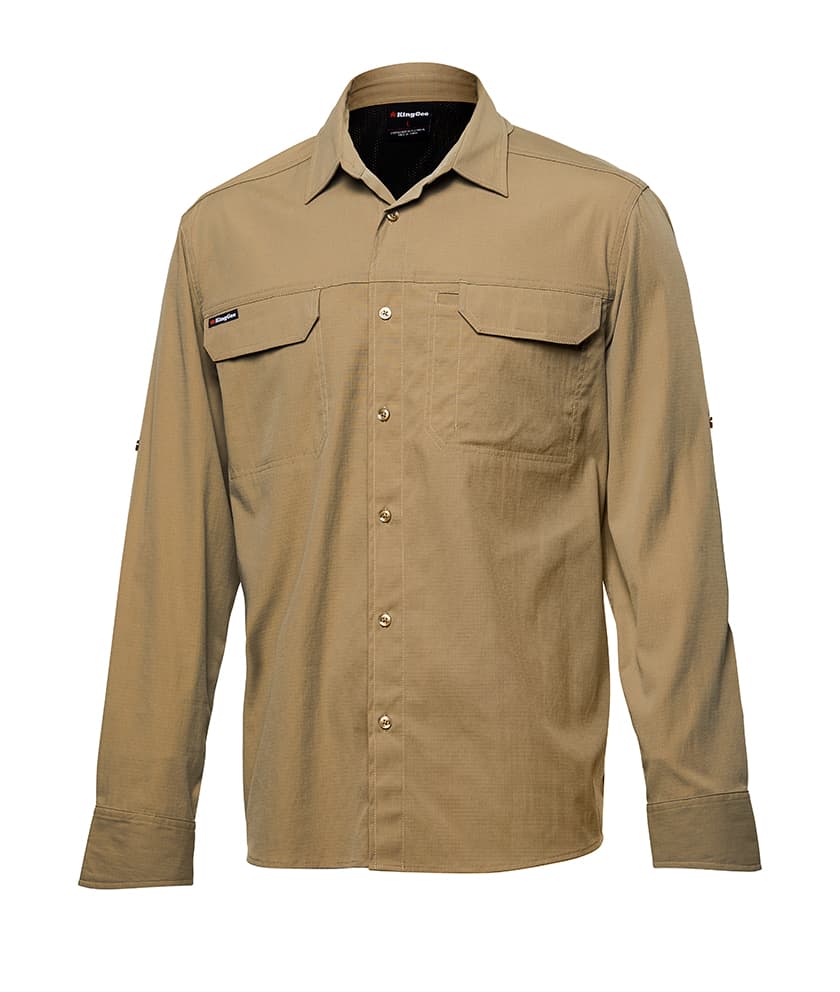 KingGee Drycool Shirt L/S (Dune)