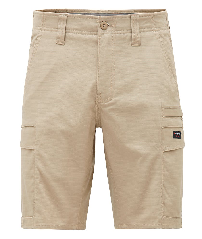 KingGee Mens Workcool Pro Shorts (Khaki)