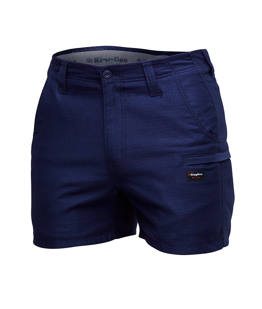 KingGee Mens Workcool Pro Short Short (Navy)_0