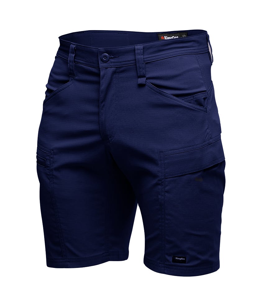 KingGee Drycool Short (Navy)_0