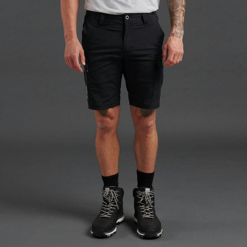 KingGee Mens Trademark Cargo Short (Black)_0