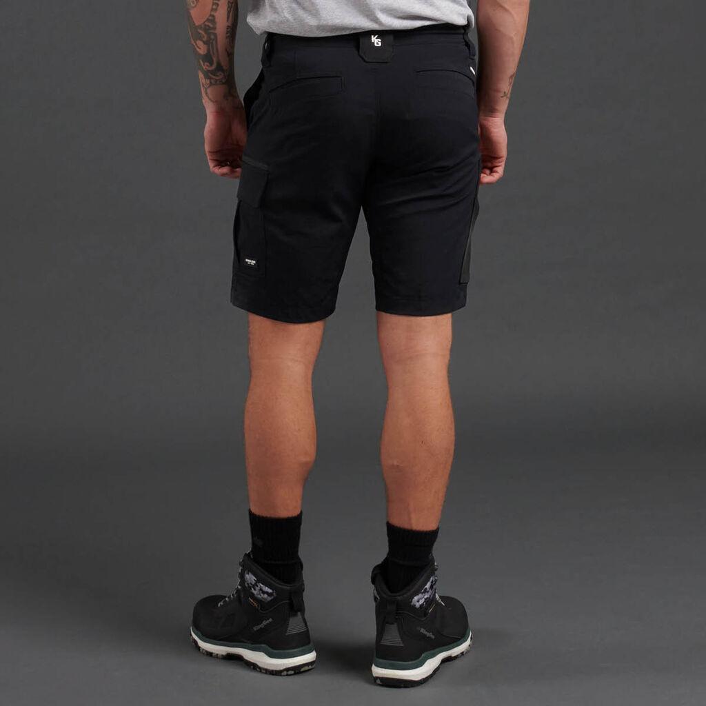 KingGee Mens Trademark Cargo Short (Black)_3