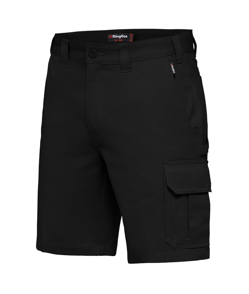 KingGee Mens New G's Workers Short (Black)
