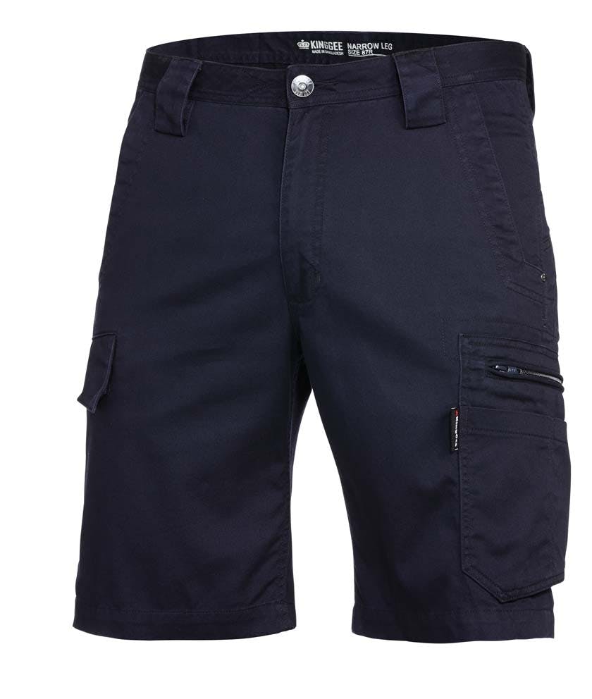 KingGee Mens Tradie Summer Short (Oiled Navy)_0