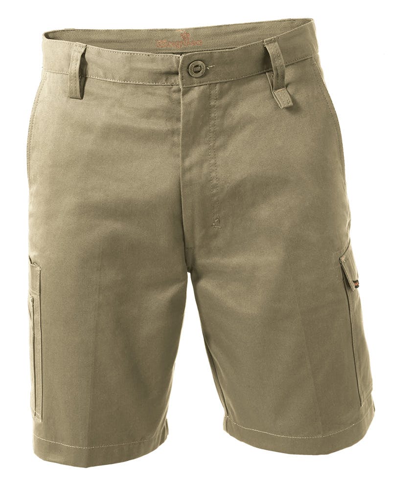 KingGee Mens Workcool 1 Shorts (Khaki)_0