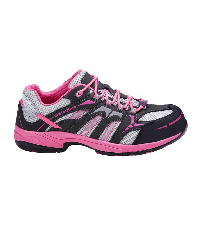 KingGee Comptec G3 Womens Sport Safety (Pink/Grey)_1