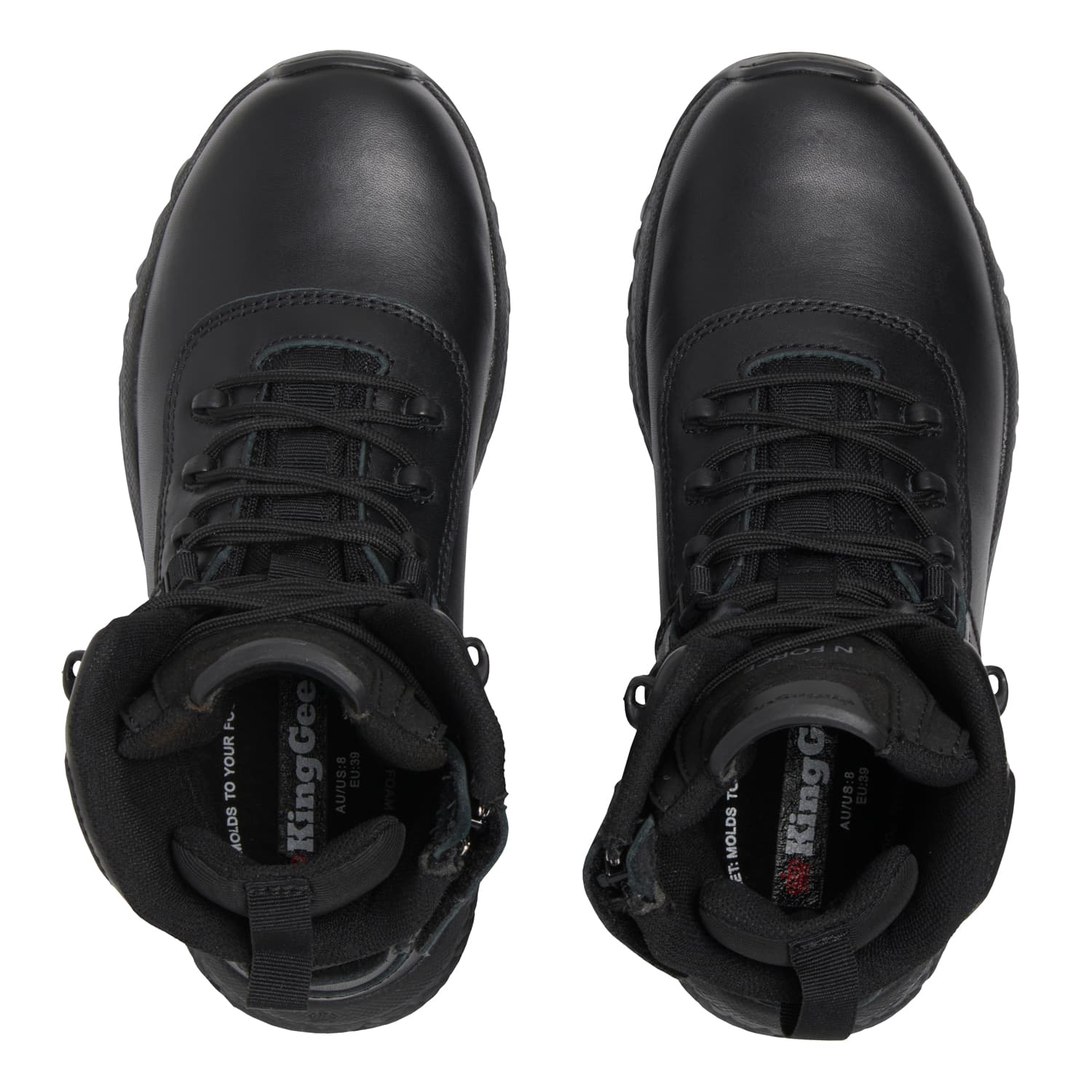 KingGee N Force Hybrid 8 Inch Womens Black Non Safety (Black)
