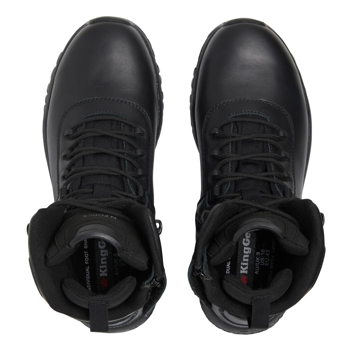 KingGee N Force Hybrid 8 Inch Mens Black Non Safety (Black)