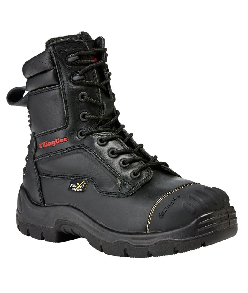 KingGee Mens Phoenix 8Z Side Zip Boot (Black)_0