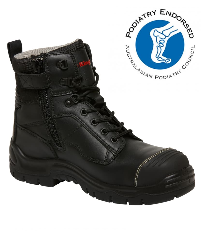 KingGee Mens Phoenix 6CZ EH Boot (Black)