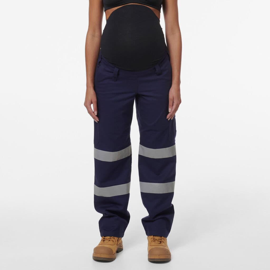 KingGee Workcool Maternity Bio Motion Cargo Pant (Navy)