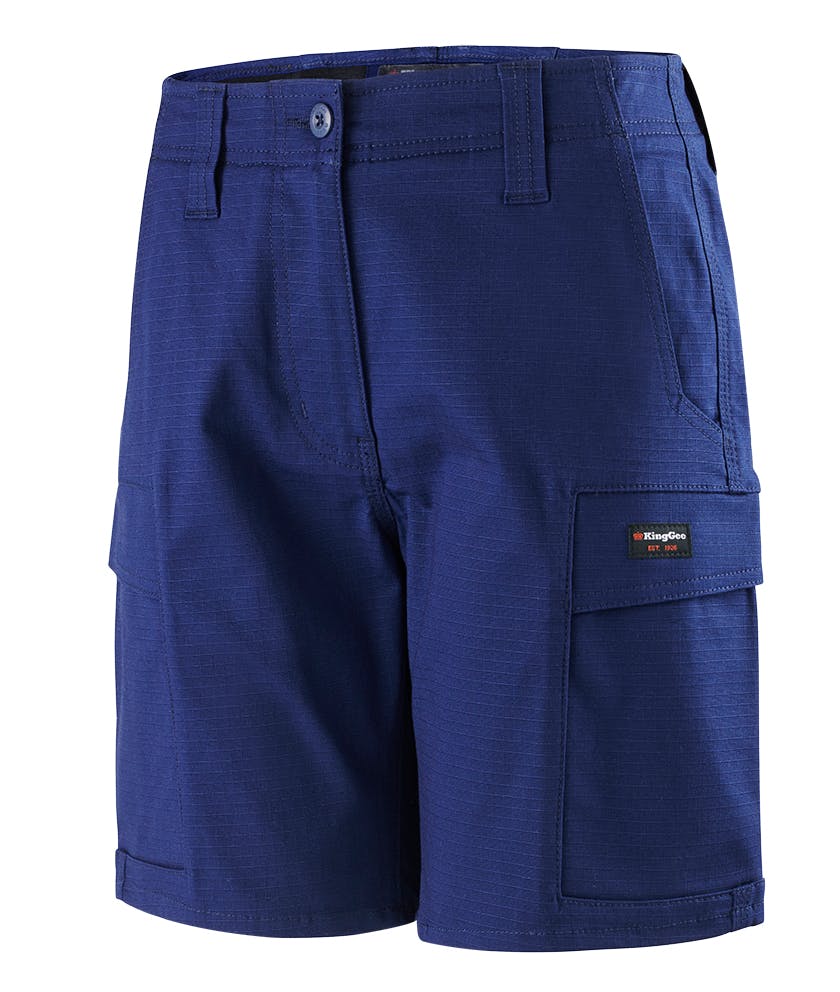 KingGee Womens Workcool Pro Short (Navy)_0