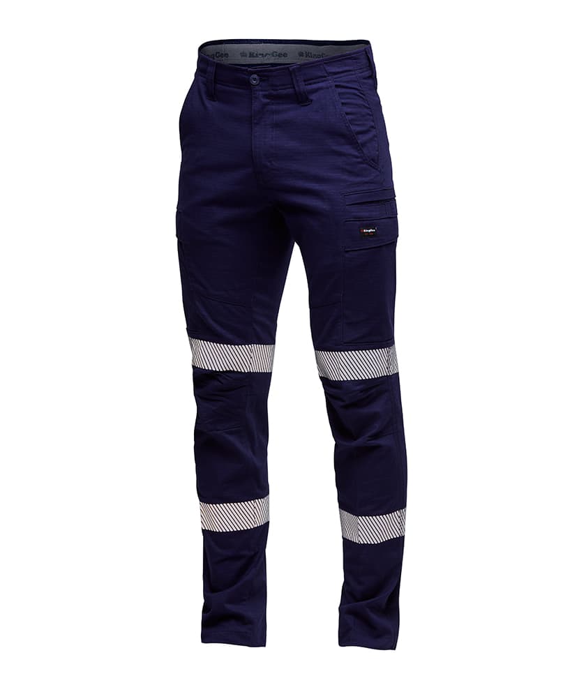 KingGee Mens Workcool Pro Bio Motion Pant (Navy)