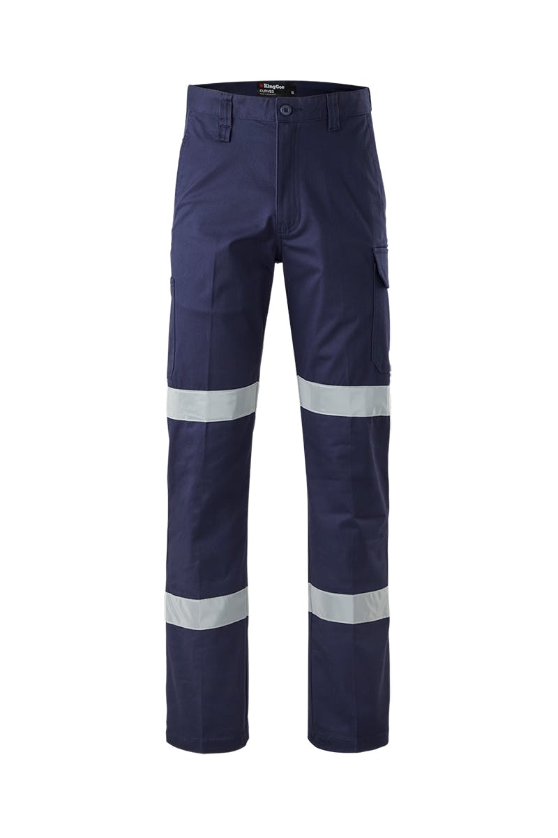 KingGee Mens Stretch Bio Motion Cargo Pant (Navy)_0