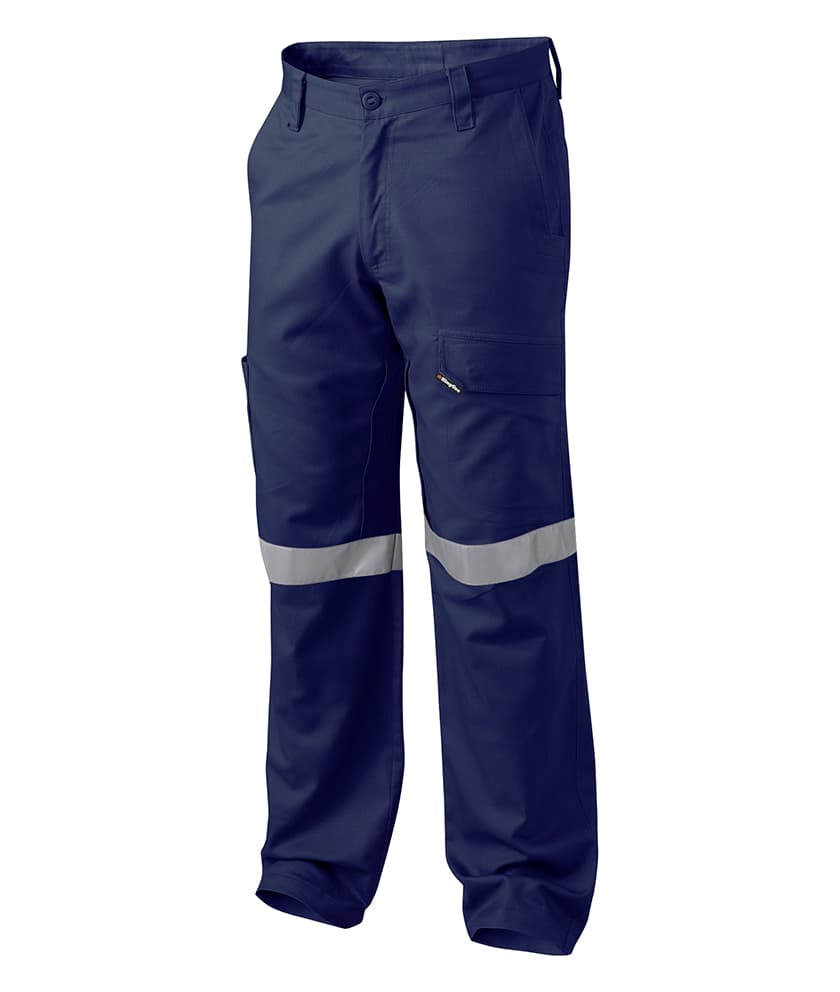 KingGee Mens Workcool 2 Reflective Pants (Navy)