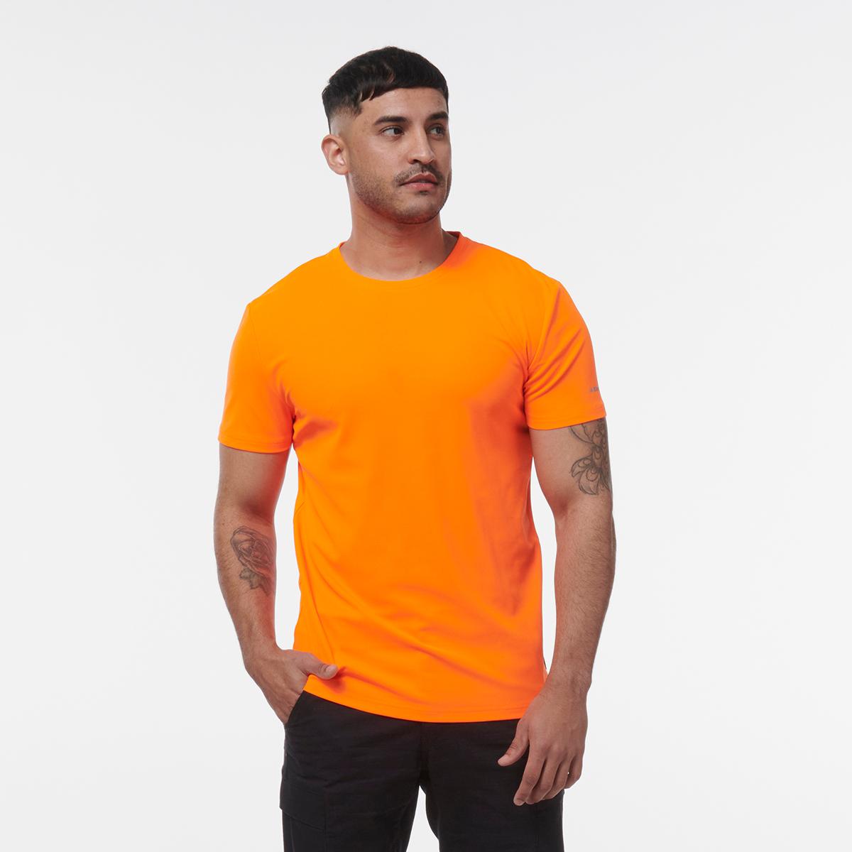 KingGee Hi Vis T Shirt (Hi-Vis Orange)_4