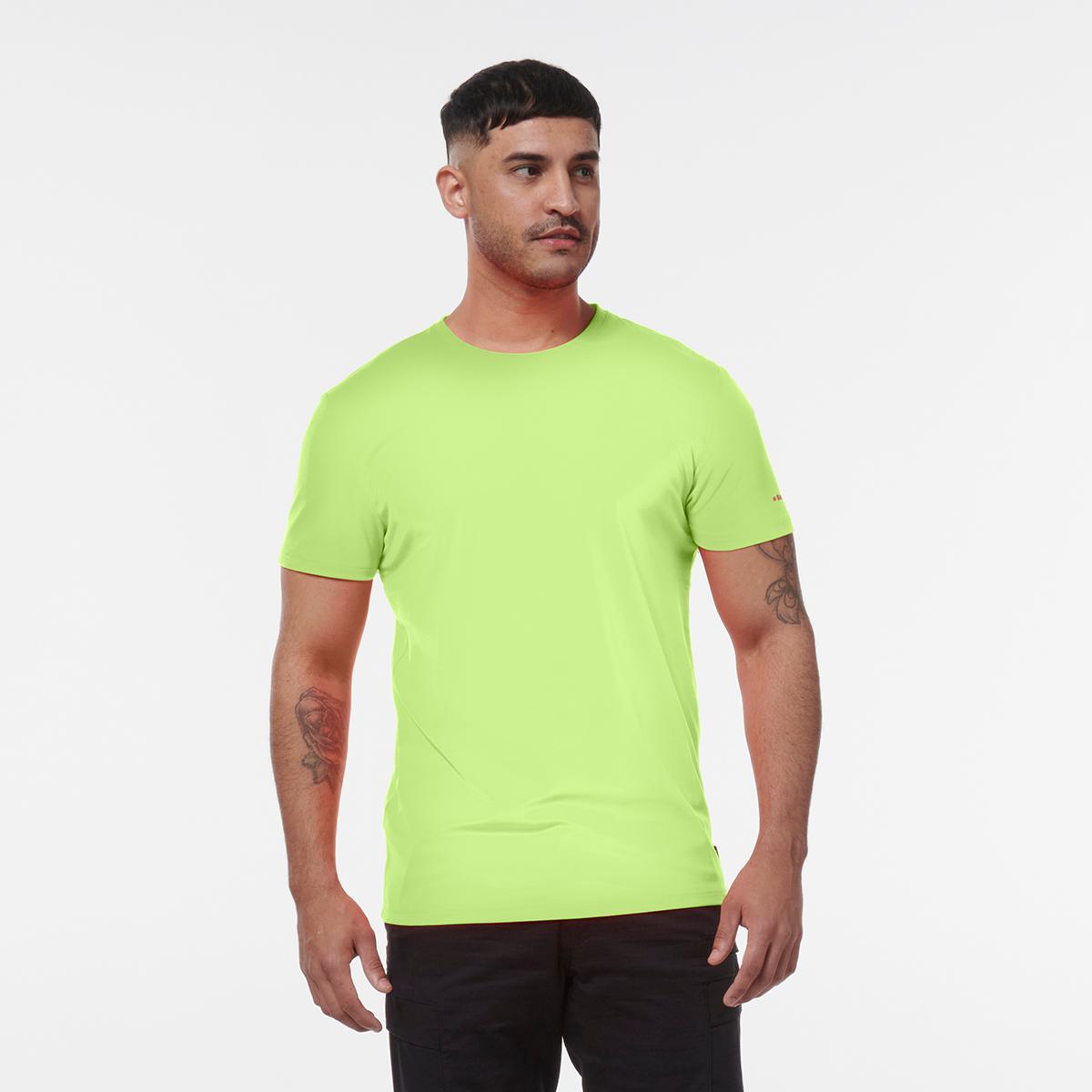 KingGee Hi Vis T Shirt (Hi-Vis Yellow)_5