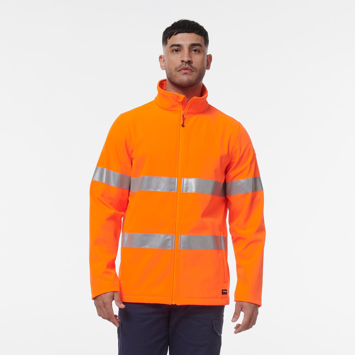 KingGee Reflective Soft Shell Jacket (Orange)_2