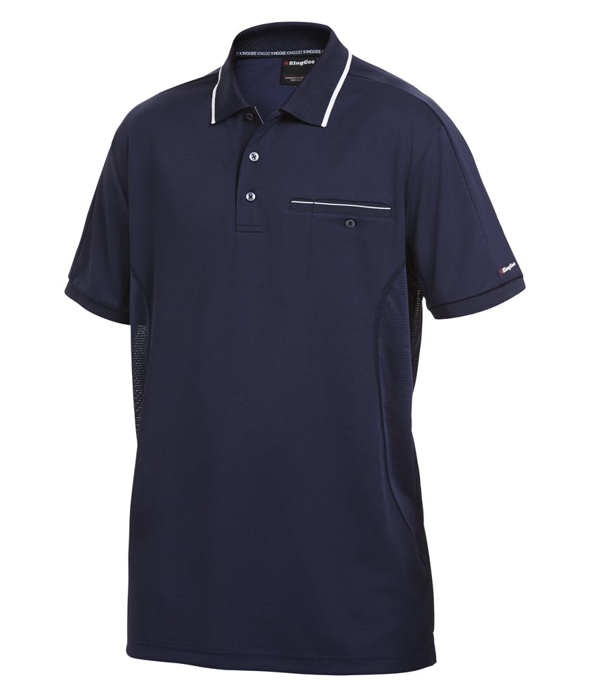 KingGee Workcool Polo Short Sleeve (Navy)