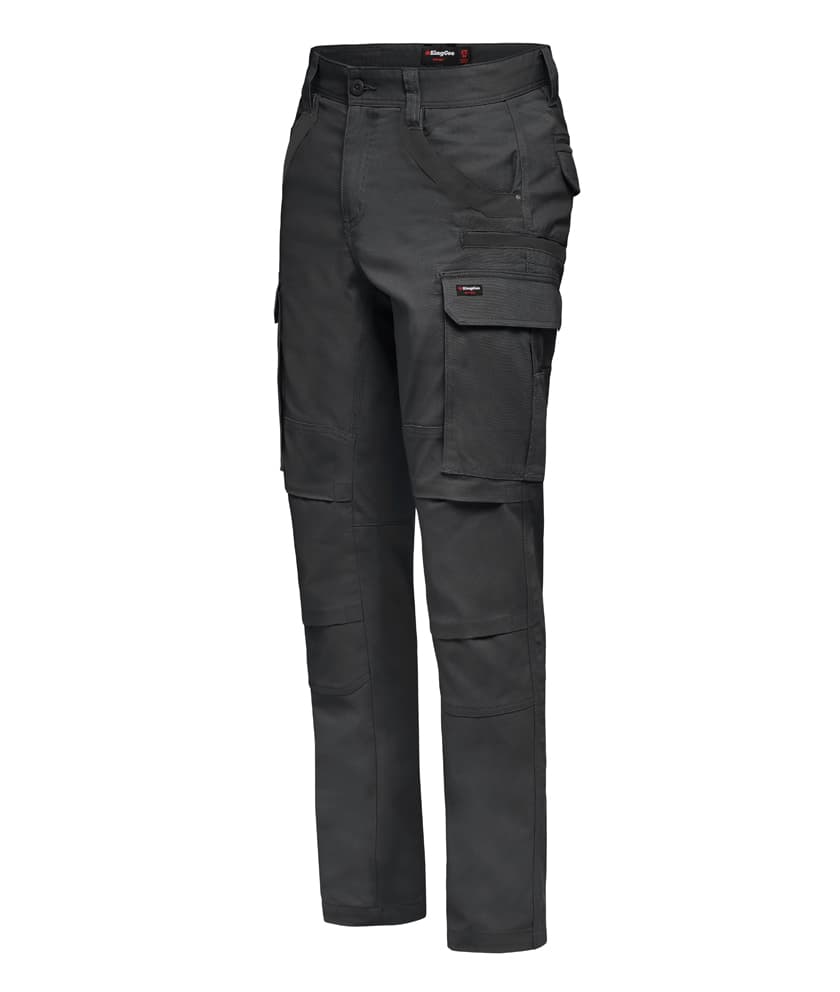 KingGee Mens Tradies Stretch Cargo Pant (Charcoal)