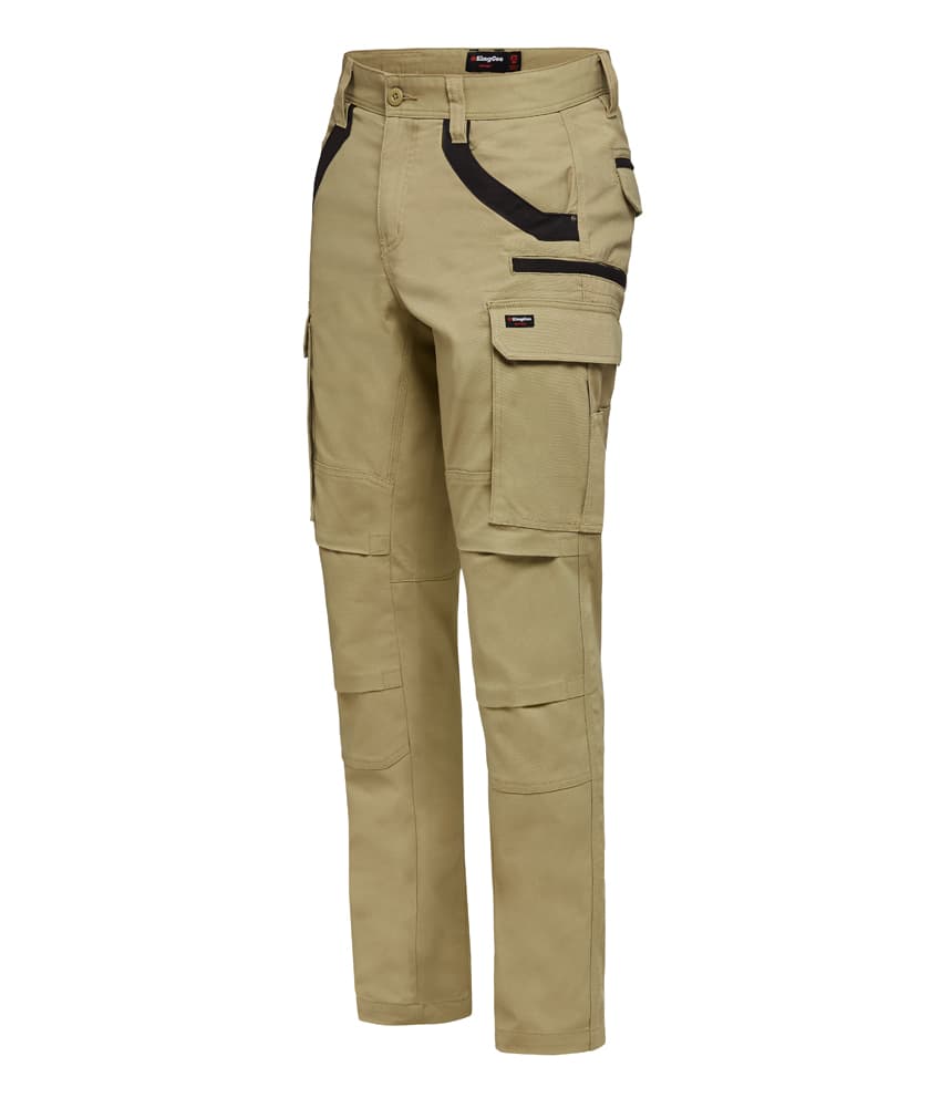 KingGee Mens Tradies Stretch Cargo Pant (Khaki)