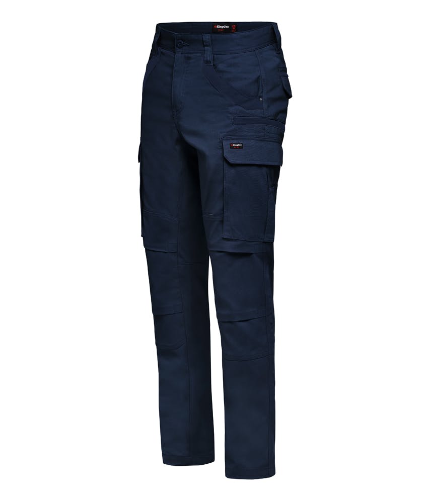 KingGee Mens Tradies Stretch Cargo Pant (Navy)_0