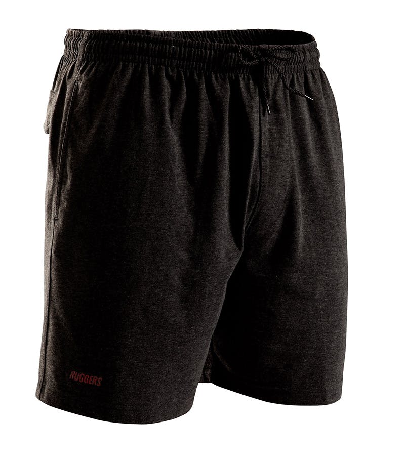 KingGee Ruggers Poly Cotton Knit Short SE216H (Black/Marl)_0