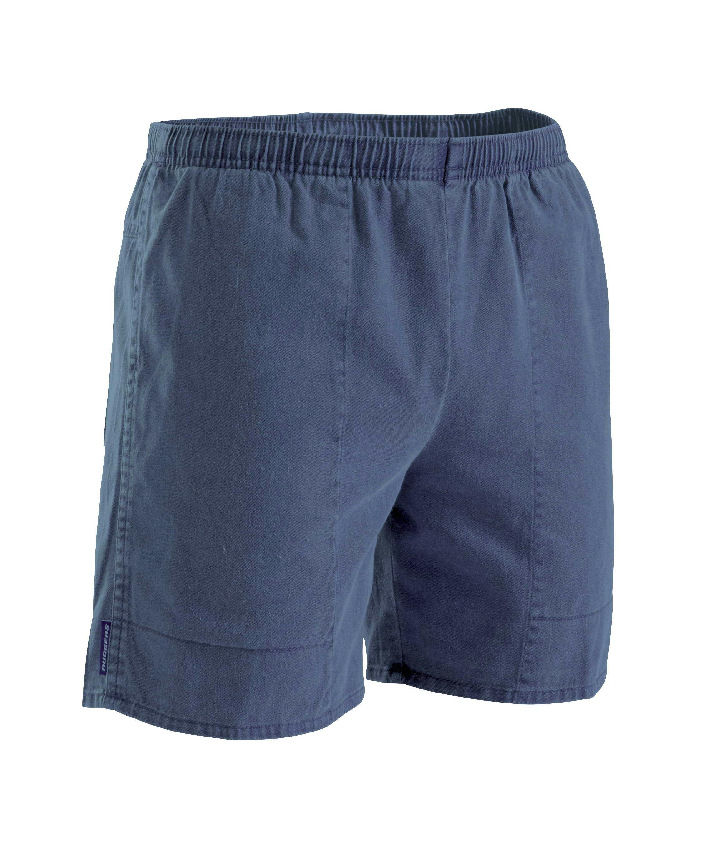 KingGee Ruggers Pigment Dye Elastic Waist Short SE420H (Morrocan Blue)_0