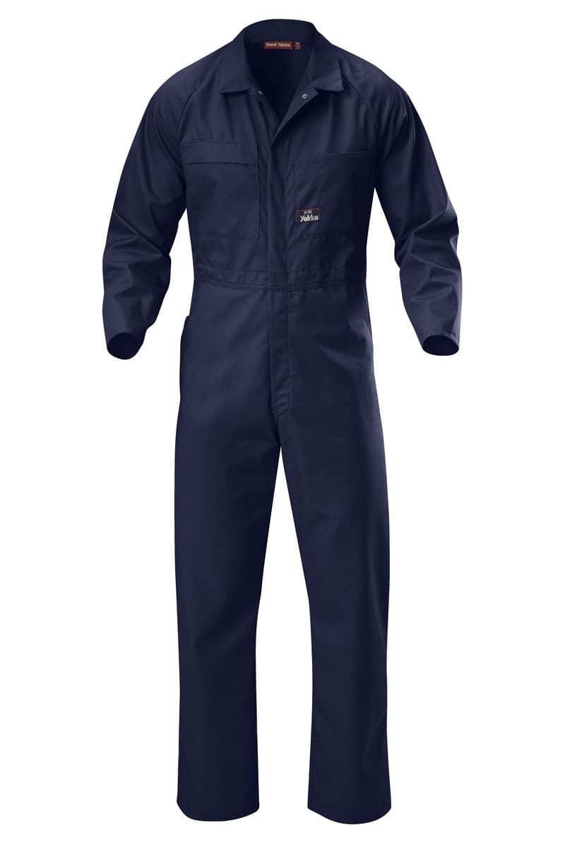 Hard Yakka Foundations Poly Cotton Coverall (Navy)