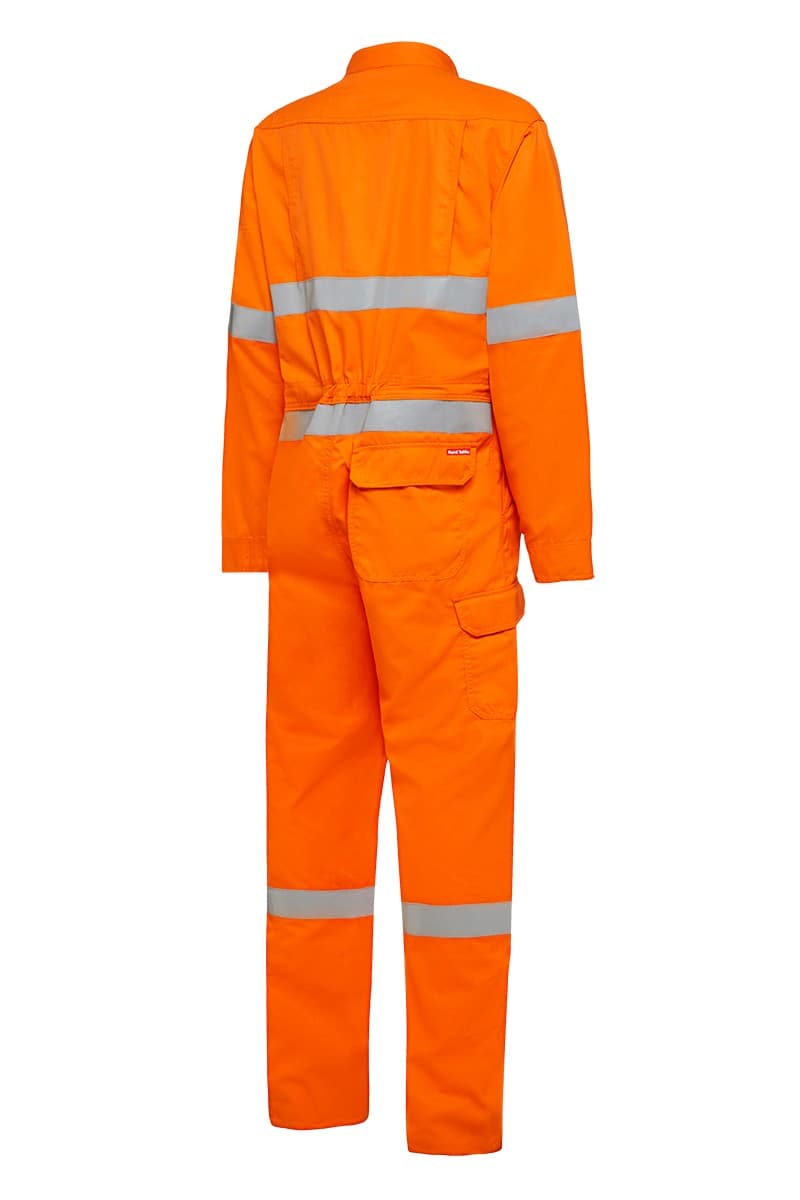 KingGee Shieldtec FR Light Weight Hi Vis Taped Coverall (Hi-Vis Orange)_1