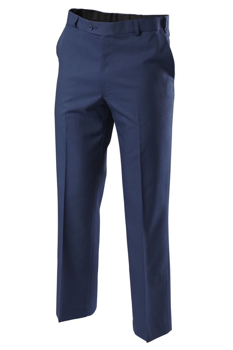 Hard Yakka Foundations Permanent Press Plain Front Pant With Bionic & Supercrease Finish (Navy)