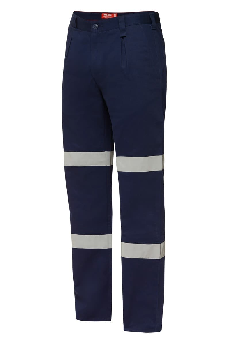 Hard Yakka Foundations Drill Pant With Double Hoop Tape (Navy)