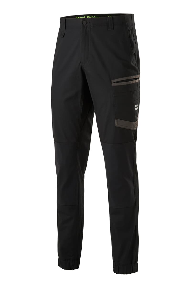 Hard Yakka Mens Raptor Cuff Pant (Black)