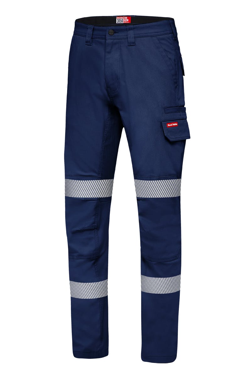 Hard Yakka Reflective Stretch Canvas Cargo Pant (Navy)_0