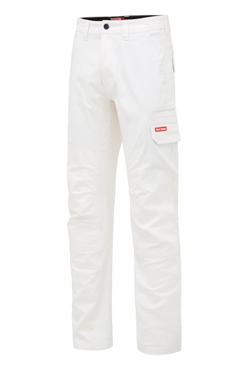 Hard Yakka 3056 Stretch Canvas Cargo Pant (White)