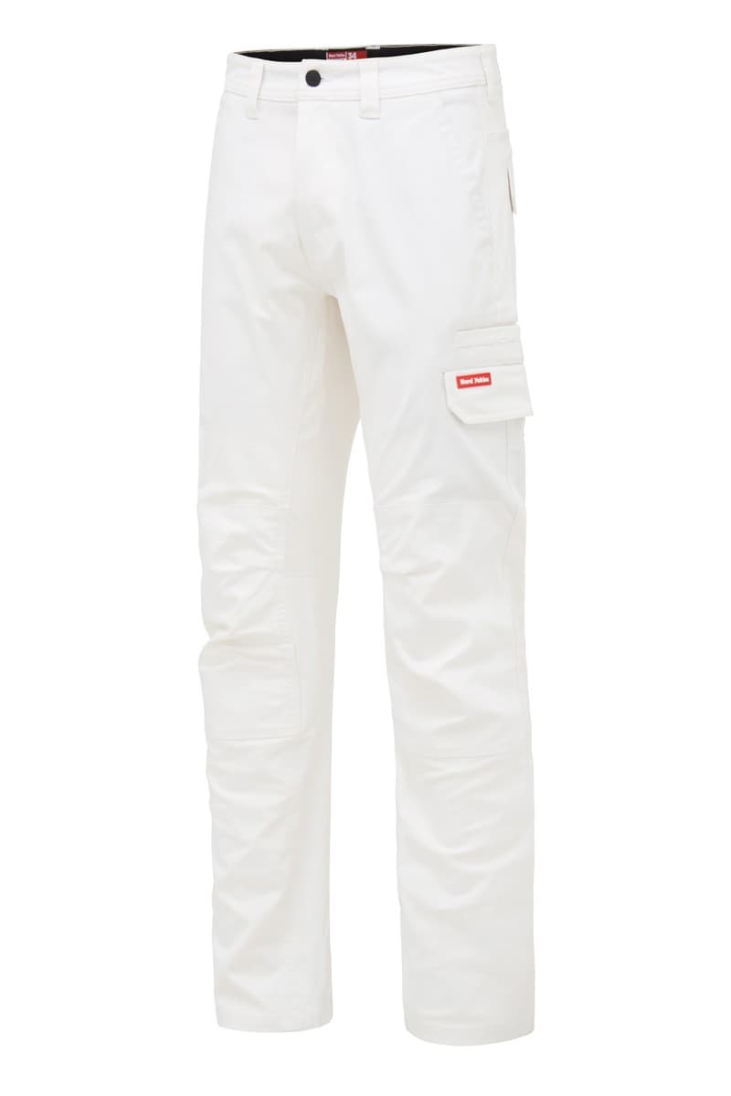 Hard Yakka 3056 Stretch Canvas Cargo Pant (White)