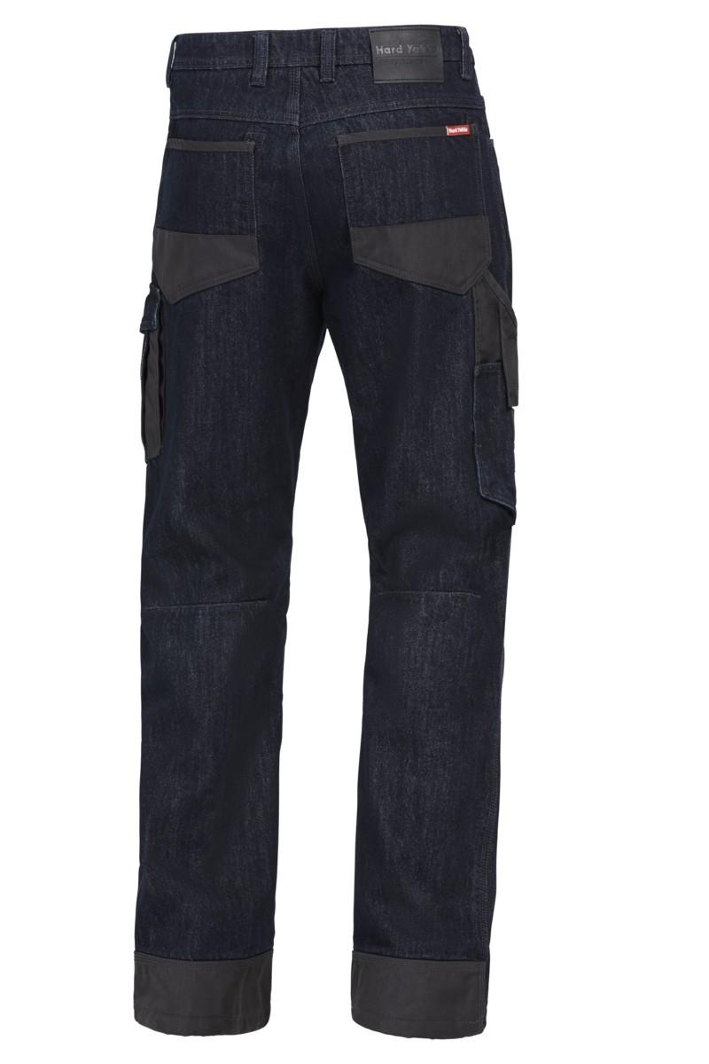 Hard Yakka Legends Cargo Jeans (Blue/Black/Charcoal)_1