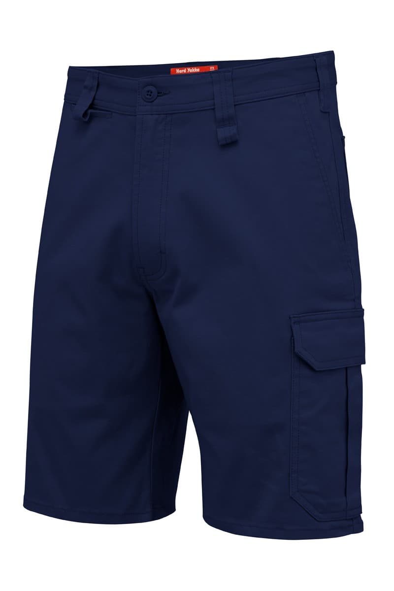 Hard Yakka Basic Stretch Drill Cargo Short (Navy)