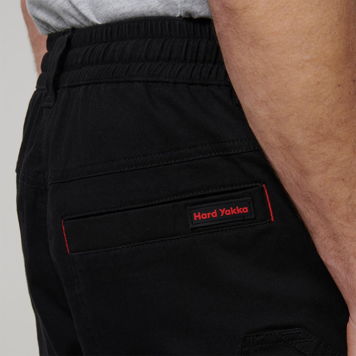 Hard Yakka Mens Toughmaxx Mid Shorts (Black)_6