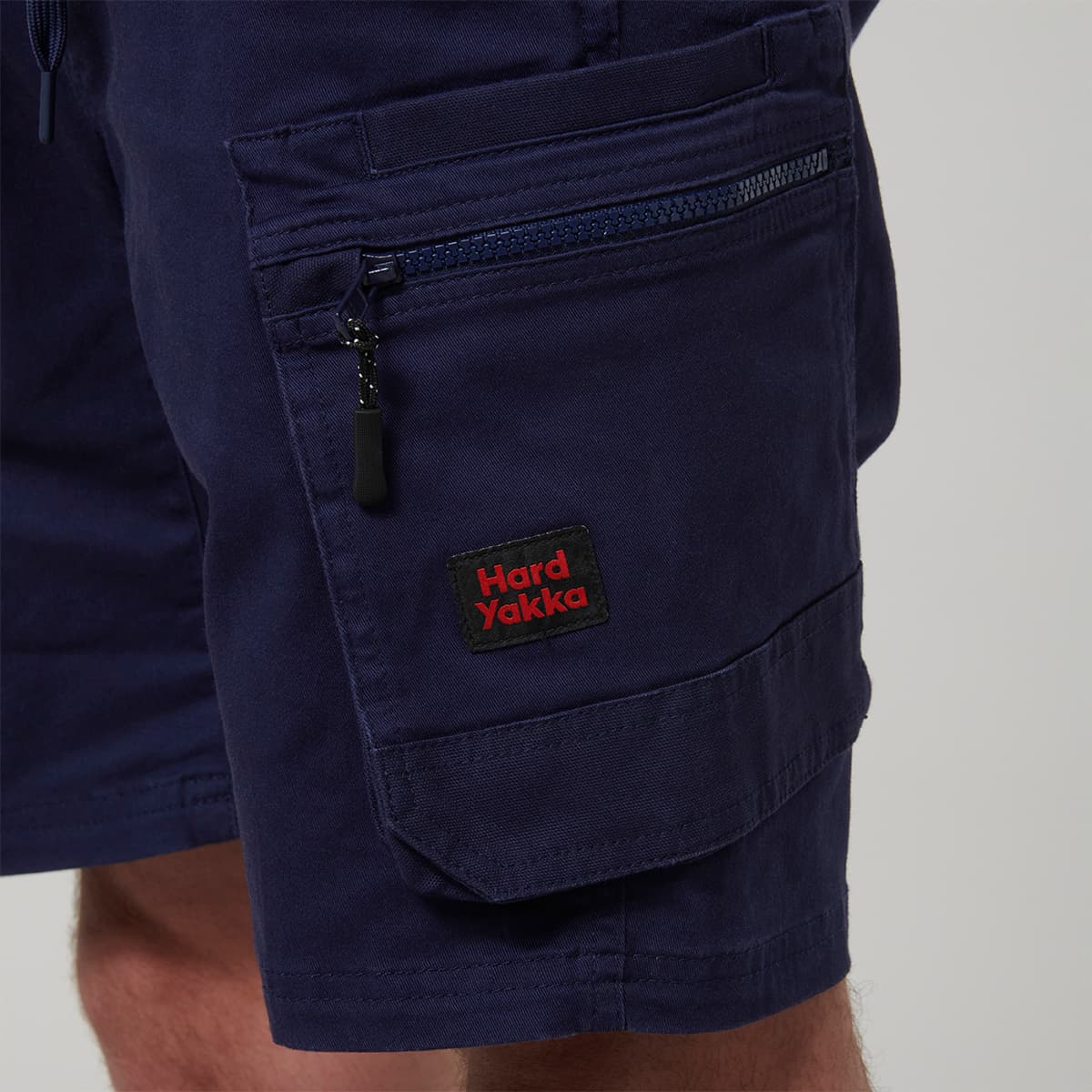 Hard Yakka Mens Toughmaxx Mid Shorts (Navy)_4