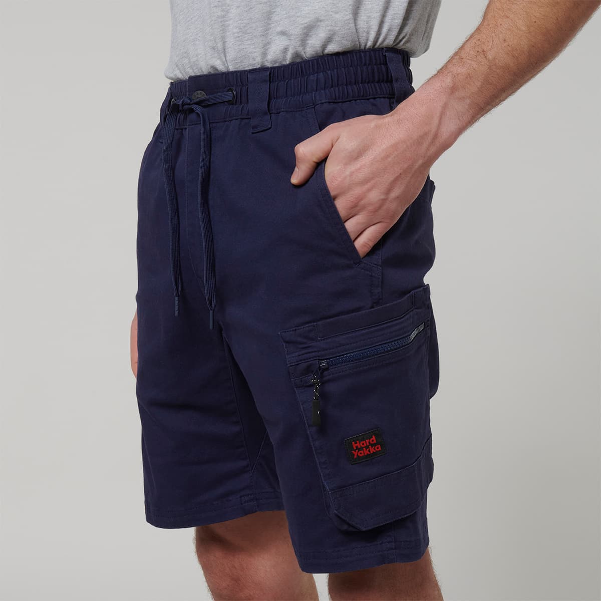 Hard Yakka Mens Toughmaxx Mid Shorts (Navy)_7