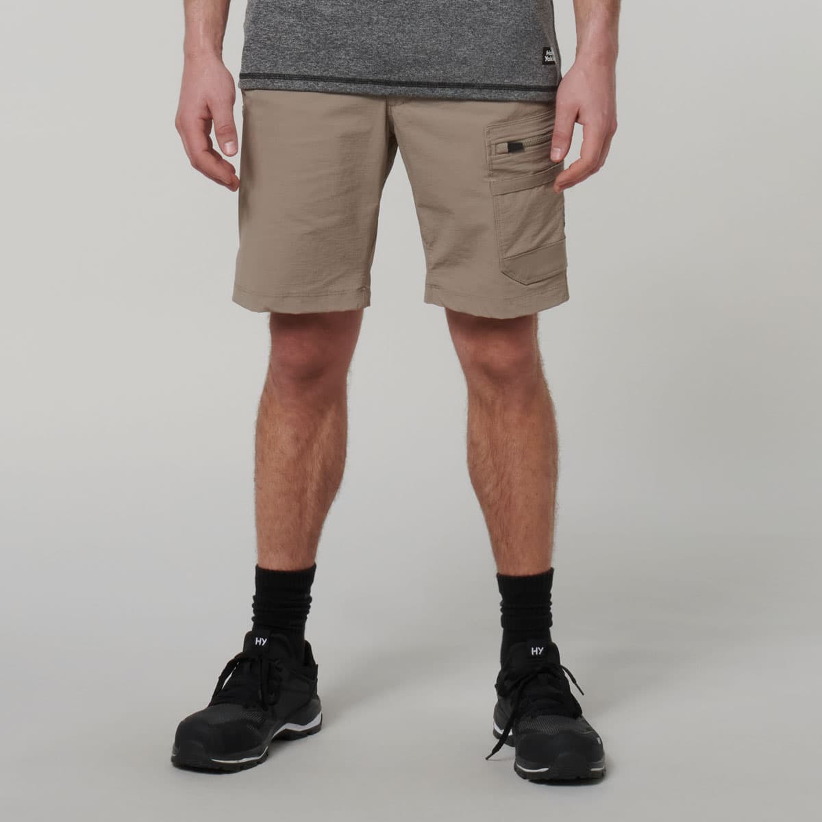 Hard Yakka Mens X Mid Shorts (Desert)