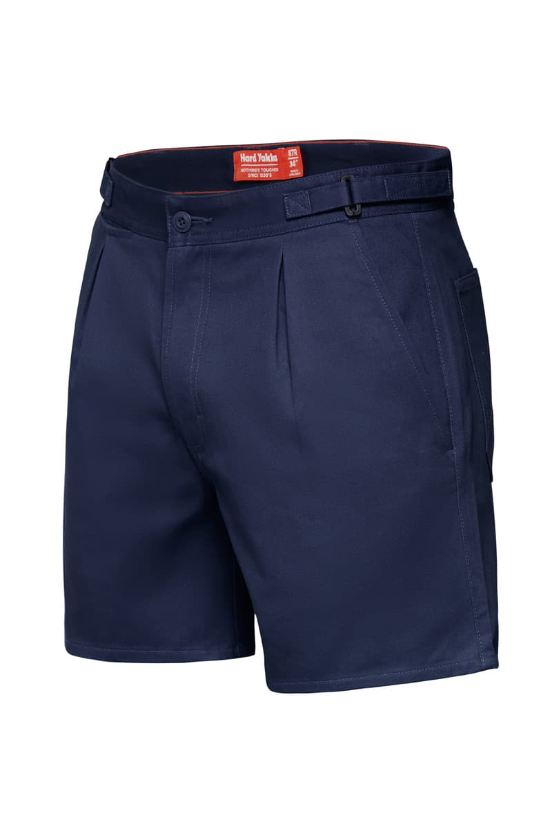 Hard Yakka Drill Short With Side Tabs (Navy)
