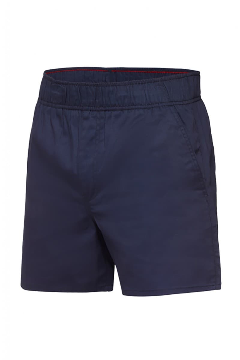 Hard Yakka Foundations Elastic Waist Drill Short (Navy)