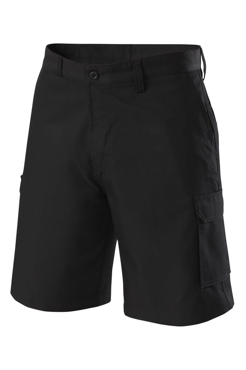 Hard Yakka Foundations Permanent Press Cargo Short With Bionic & Supercrease Finish (Black)