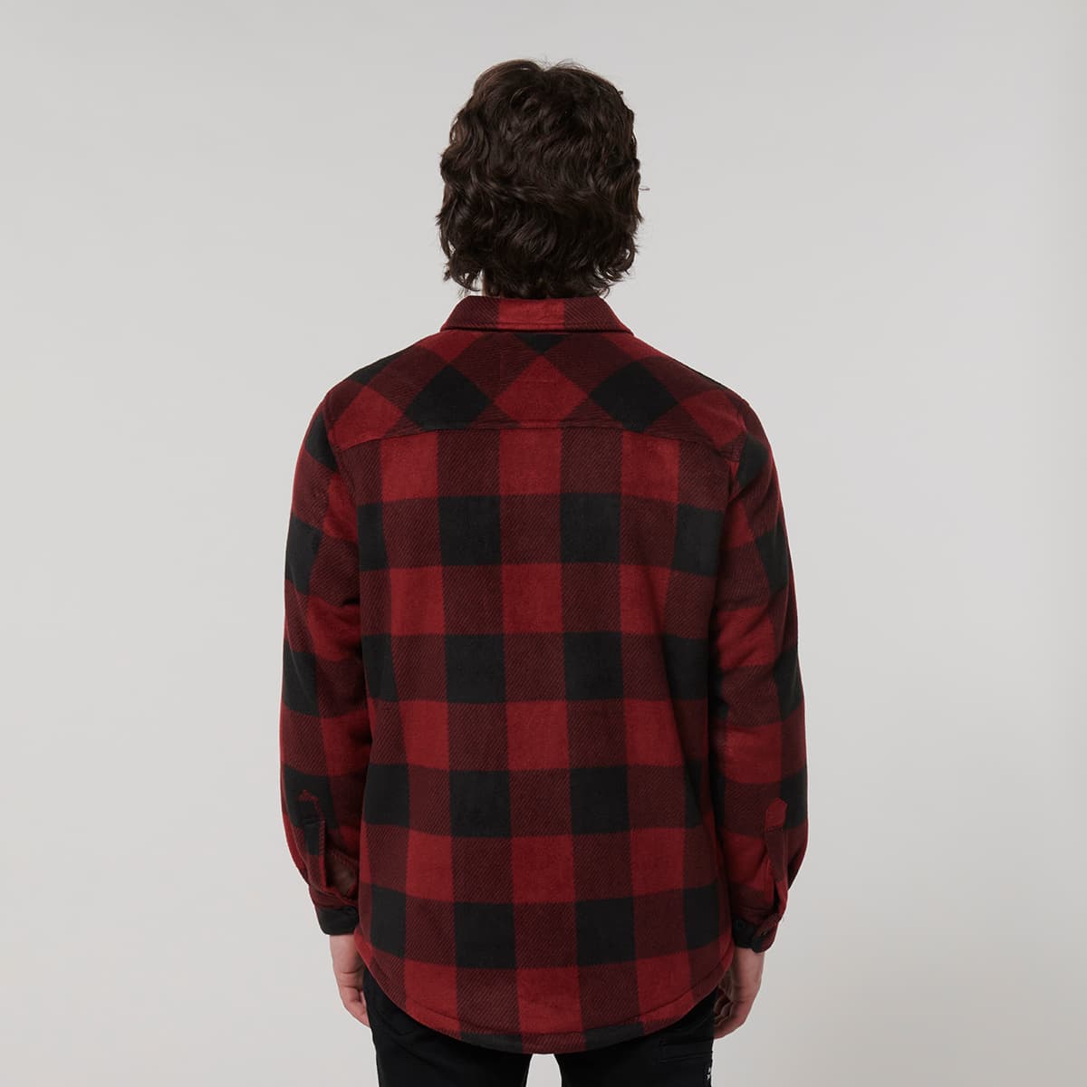 Hard Yakka Legends Sherpa with Beanie (Burgundy)_5