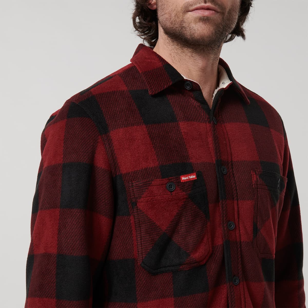 Hard Yakka Legends Sherpa with Beanie (Burgundy)_7